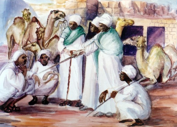 Bargaining at the camel market