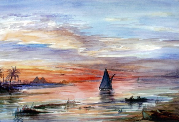 Nile sunset