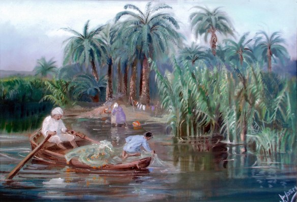 Casting a net on the Nile