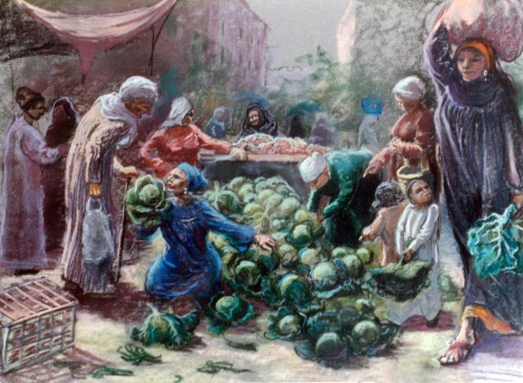 Cabbage seller